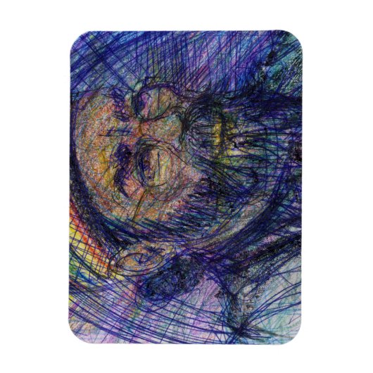 Luther Hampton Self Portrait Magneet (Verticaal)