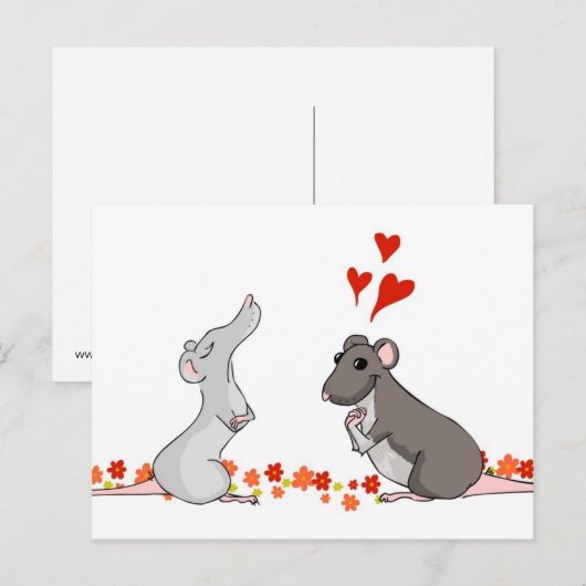 Luther in Love - briefkaart (Voorkant / Achterkant)