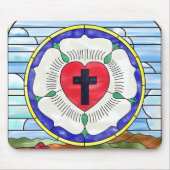 Luther Roos Glas in lood Muismat (Voorkant)