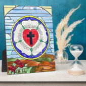 Luther Roos Glas in lood Venster Fotoplaat (Zijkant)