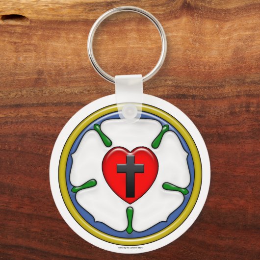 Luther Roos reliëf-look Sleutelhanger (Voorkant)