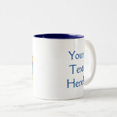 Luther Roos reliëf-look Tweekleurige Koffiemok (Voorkant rechts)