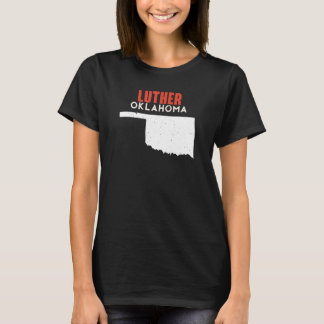 Luther USA State America Travel Oklahoman T-shirt