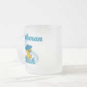 Lutheran Chick #3 Matglas Koffiemok (Voorkant links)