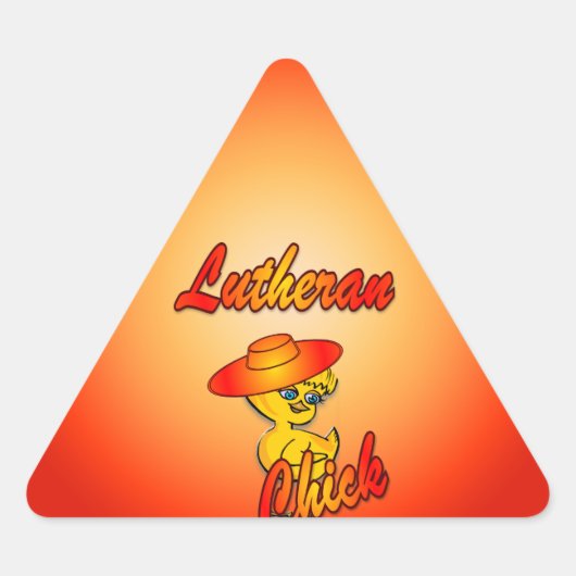 Lutheran Chick #5 Sticker (Voorkant)