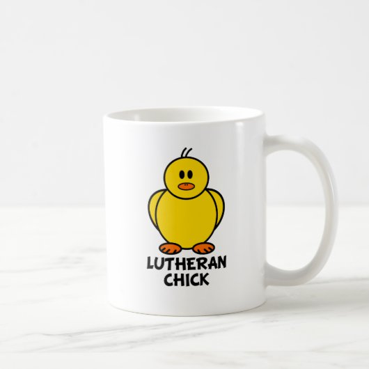 Lutheran Chick Koffiemok (Rechts)