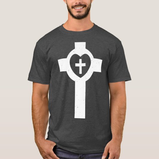 Lutheran Church Cross Premium T-shirt (Voorkant)