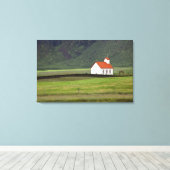 Lutheran Church, IJsland Canvas Afdruk (Insitu (Houten vloer))