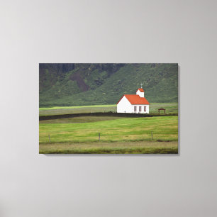 Lutheran Church, IJsland Canvas Afdruk