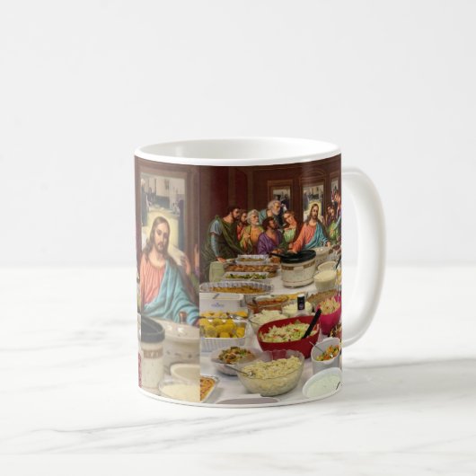 Lutheran Last Supper Potluck  Koffiemok (Voorkant rechts)