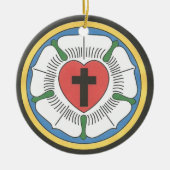Lutheran Seal Keramisch Ornament (Voorkant)