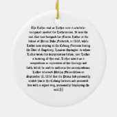 Lutheran Seal Keramisch Ornament (Achterkant)