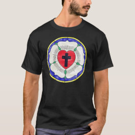 Lutherroos Gebrandschilderd Raam T-shirt