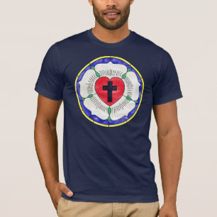 Lutherroos Gebrandschilderd Raam T-shirt
