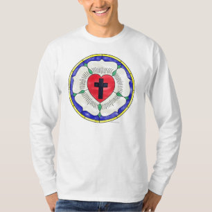 Lutherroos Gebrandschilderd Raam T-shirt