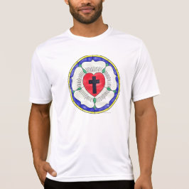 Lutherroos Gebrandschilderd Raam T-shirt