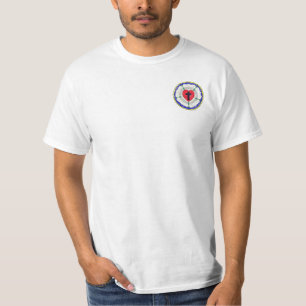 Lutherroos Gebrandschilderd Raam T-shirt