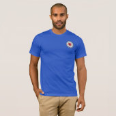 Lutherroos Gebrandschilderd Raam T-shirt (Voorkant volledig)