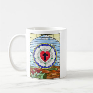 Lutherroos Gebrandschilderde Koffiemok