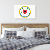 Lutherrose Luther Roos Lutheranisme Martin Luther Canvas Afdruk (Insitu (Slaapkamer))