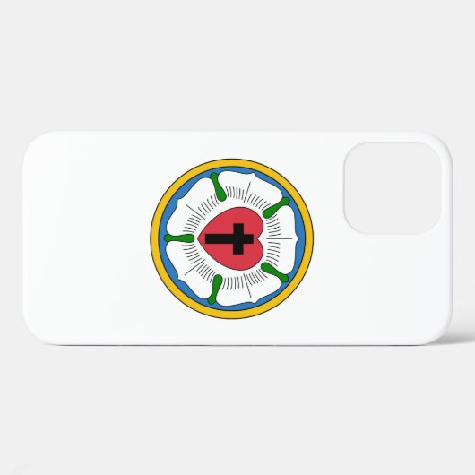 Lutherrose Luther Roos Lutheranisme Martin Luther Case-Mate iPhone Case (Achterkant (horizontaal))