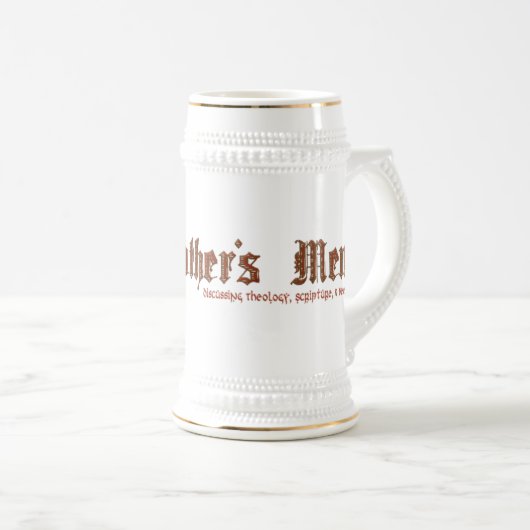 Luther's Mannen Stein Bierpul (Voorkant rechts)
