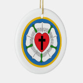 Luthers Roos Keramisch Ornament (Rechts)