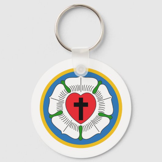 Luthers Roos Sleutelhanger (Voorkant)