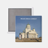 Lutherse kathedraal van Helsinki Magneet (Voorkant / Achterkant)