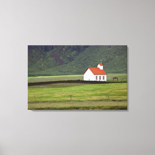 Lutherse Kerk, IJsland Canvas Afdruk (Voorkant)