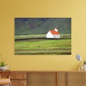 Lutherse Kerk, IJsland Canvas Afdruk (Insitu (Woonkamer))
