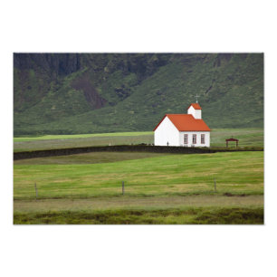 Lutherse Kerk, IJsland Foto Afdruk