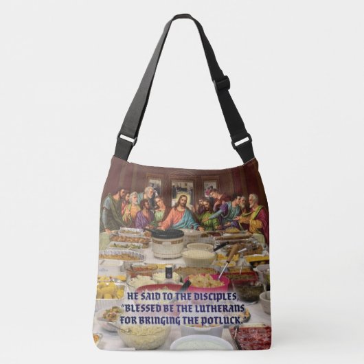 Lutherse Laatste Avondmaal Potluck Crossbody Tas (Voorkant)