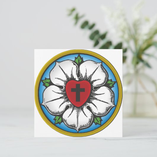 Lutherse Roos (Staand voorkant)