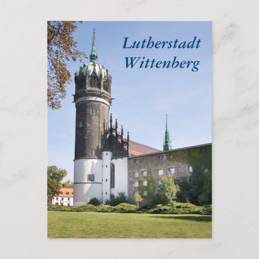 Lutherstadt Wittenberg Schlosskirche Briefkaart (Voorkant)