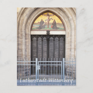 Lutherstadt Wittenberg Theses Deuren Briefkaart