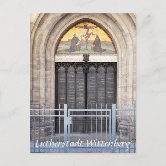 Lutherstadt Wittenberg Theses Deuren Briefkaart (Voorkant)