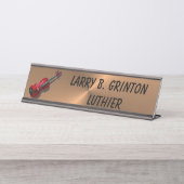 LUTHIER BUREAU NAAMBORDJE (Voorkant)