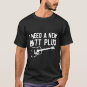 Luthier Guitar Builder Butt Plug Stringed Instrume T-shirt (Voorkant)