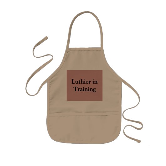 Luthier in training, kinderwinkel Apron Kinder Schort (Voorkant)