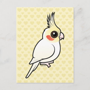 Lutino Cockatiel Briefkaart