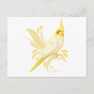 Lutino Cockatiel Briefkaart