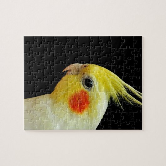 Lutino Cockatiel Legpuzzel (Horizontaal)