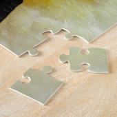 Lutino Cockatiel Legpuzzel (Zijkant)