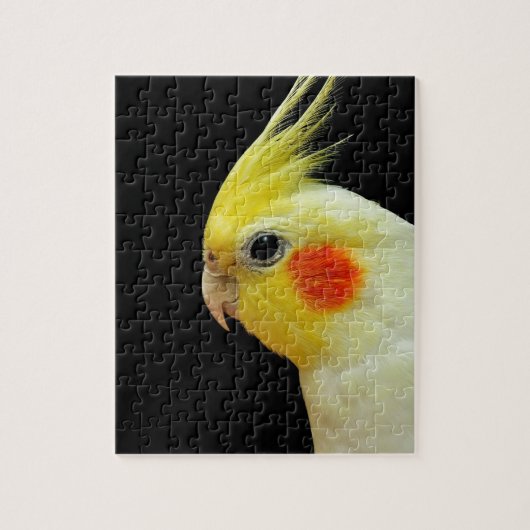 Lutino Cockatiel Legpuzzel (Verticaal)