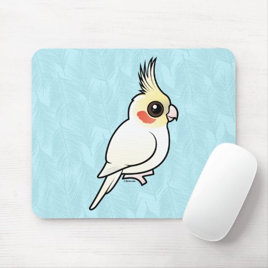 Lutino Cockatiel Muismat (Met muis)