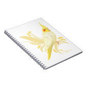 Lutino Cockatiel Notitieboek (Rechterzijde)