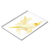 Lutino Cockatiel Notitieboek (Linkerzijde)