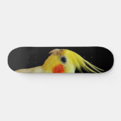 Lutino Cockatiel Persoonlijk Skateboard (Horizontaal)