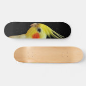 Lutino Cockatiel Persoonlijk Skateboard (Horizontaal)